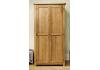Real Solid Oak Woburn Bedroom Furniture - 2 Door Wardrobe 2