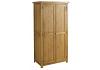 Real Solid Oak Woburn Bedroom Furniture - 2 Door Wardrobe 4