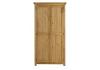 Real Solid Oak Woburn Bedroom Furniture - 2 Door Wardrobe 5