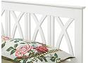 4ft small double Opal White Wooden Bed Frame 2