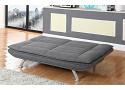 3 Seater Grey Metal Action Sofabed 3