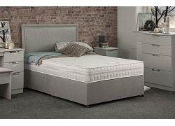 4ft6 Double Memory foam divan bed set 1