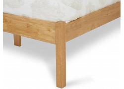 6ft Alice Honey Oak Finish Solid Wood Bed Frame 1