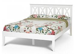 5ft Autumn Opal White Wooden Bed Frame 1