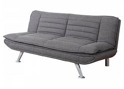 3 Seater Grey Metal Action Sofabed 1