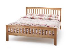 6ft Solid Oak Bed Frame 2