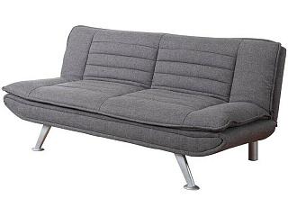 3 Seater Grey Metal Action Sofabed