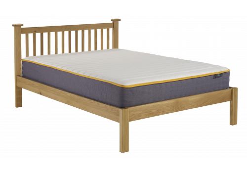 4ft6 Double Worbury Real Oak, Spindle Bed Frame 1