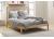 4ft6 Double Brynford real oak,solid,strong,wood bed frame.Wooden bedstead 3