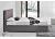 5ft King Size Hannah Fabric upholstered ottoman bed frame Grey 4