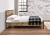 4ft6 Double Industrial,Urban Metal & Wood Effect Bed Frame` 6