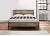 4ft Small Double Industrial,Urban Metal & Wood Effect Bed Frame 7