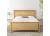 5ft King Size Kenji Chevron Real Oak Wood Bed Frame 3