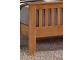 5ft King Size Turin Oak Finish Wood Bed Frame. High Foot End 2